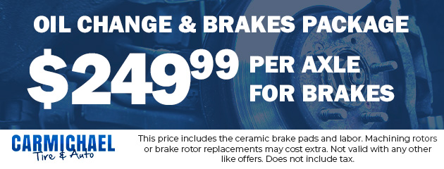 Oil Change and Brake Package Special